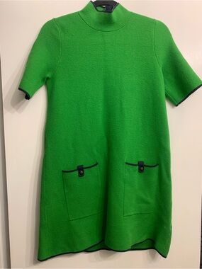 Maeve The Annalise Mock-Neck Sweater Mini Dress